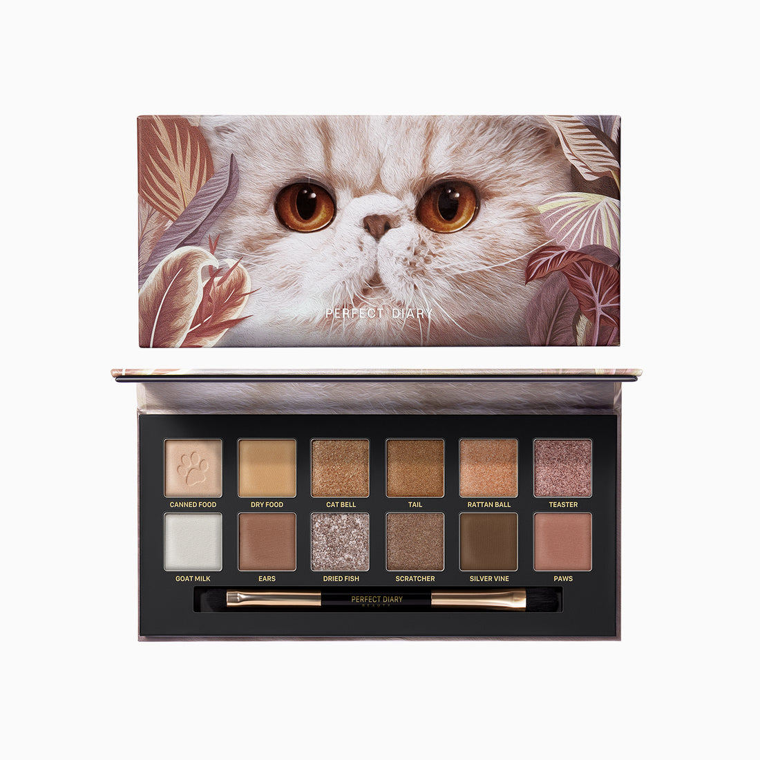 エクスプローラ 12色動物アイシャドウパレット 猫
