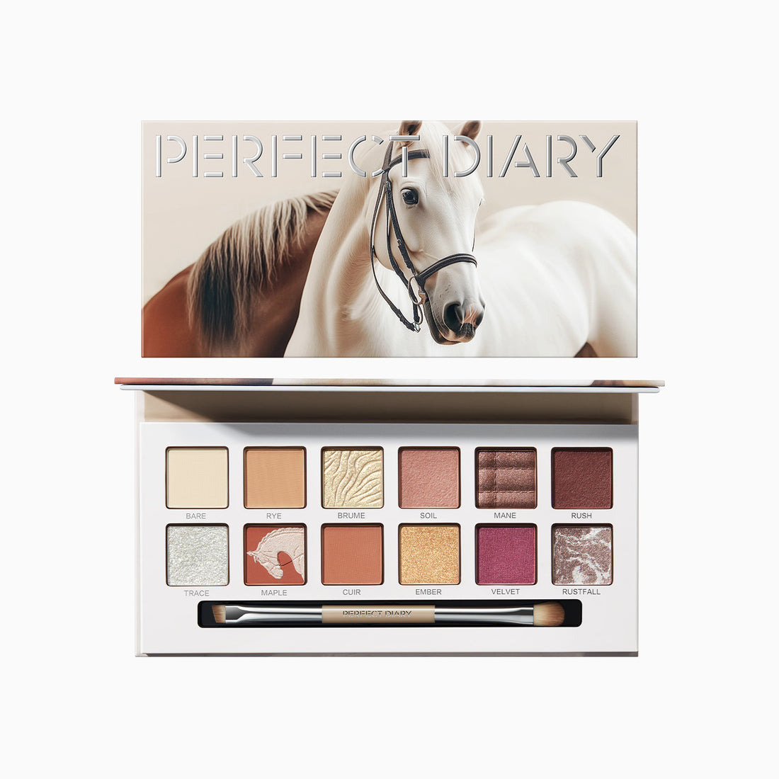 エクスプローラ 12色動物アイシャドウパレット オータムチェスナット